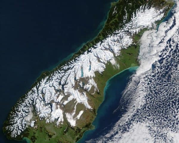 Alpine Fault from space