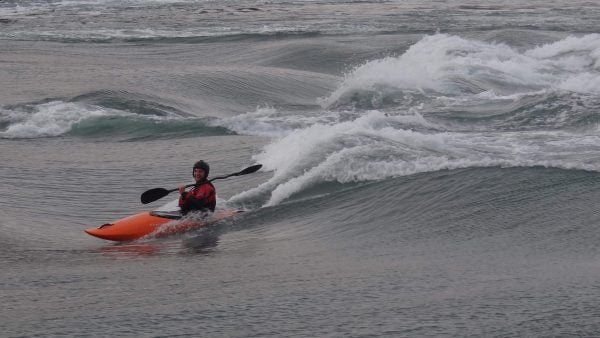 Ben Collings sea kayaking