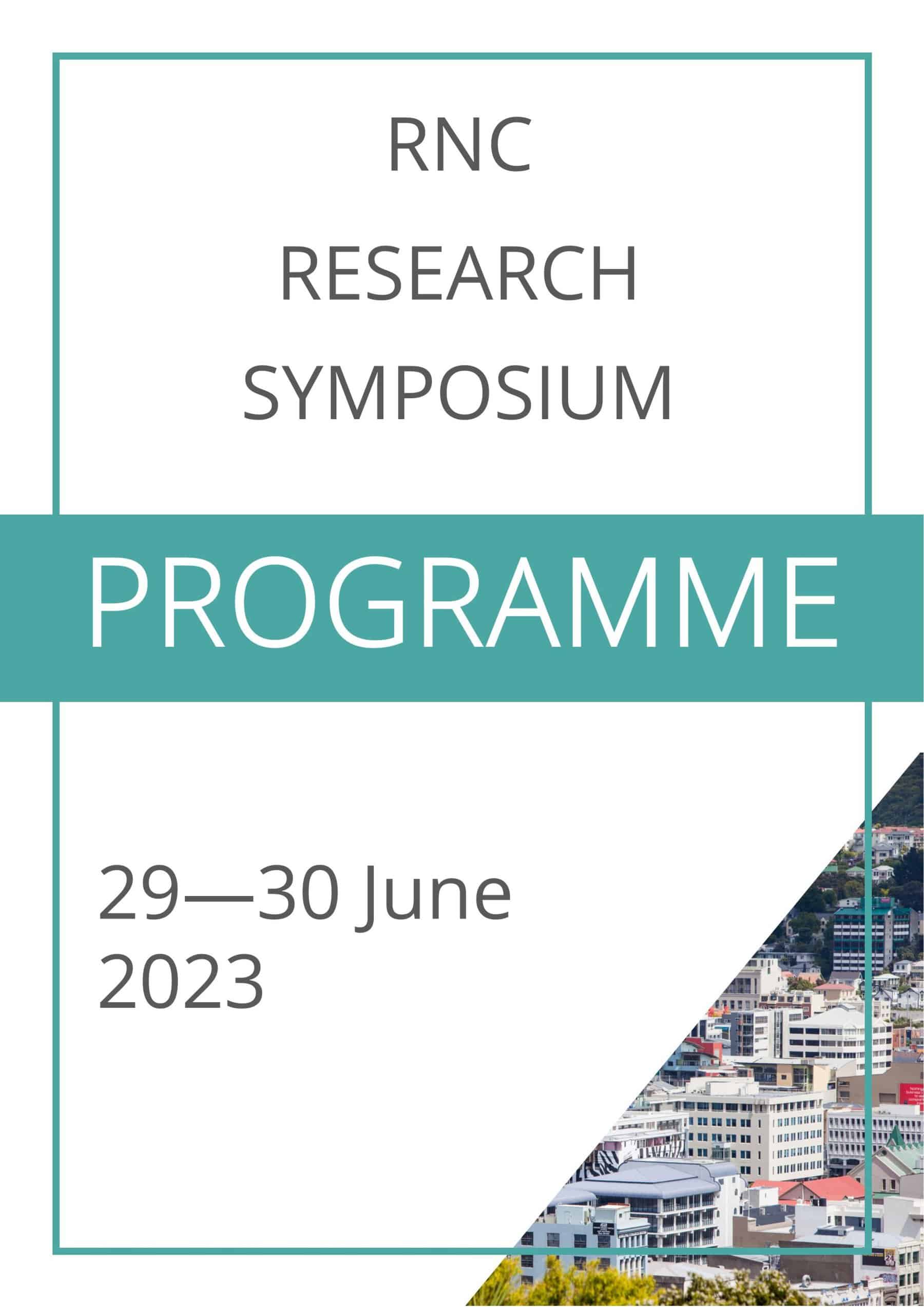 symposium programme cover