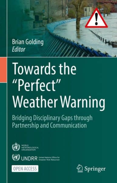 towards the perfect weather warning book cover
